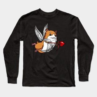 Hamster Pet Valentines Day Love Heart Long Sleeve T-Shirt